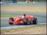 Ferrari en la pista